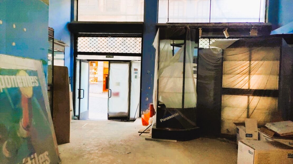 Local comercial situado en el centro de Avilés.